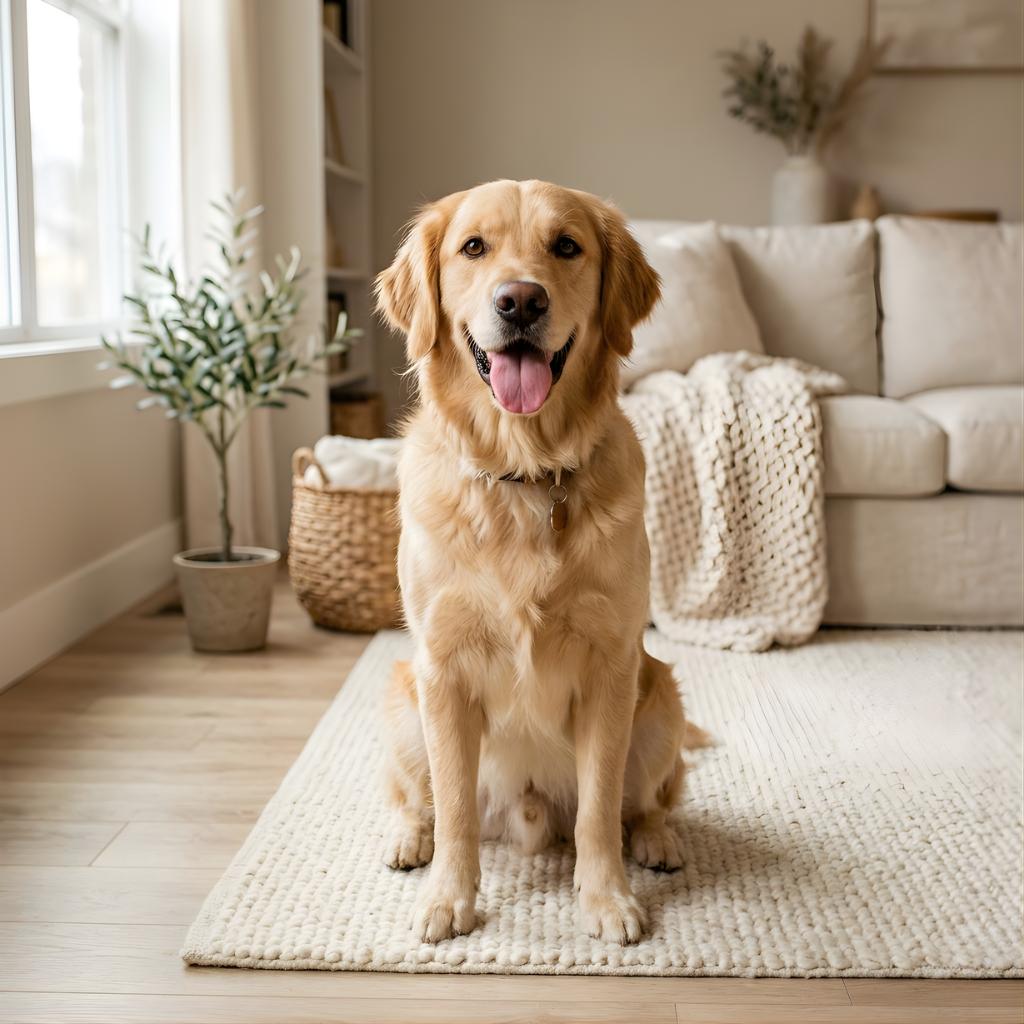 happy dog portrait