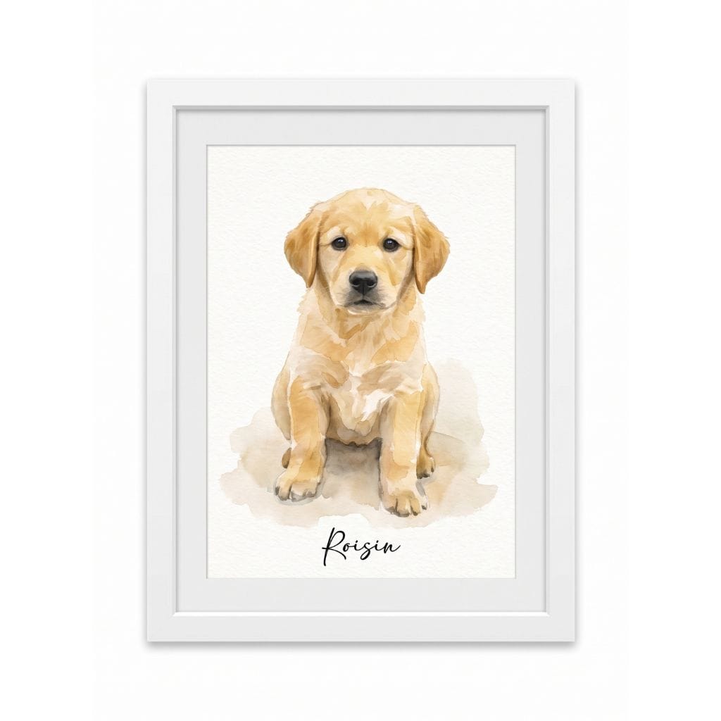 Custom pet enlarge portrait
